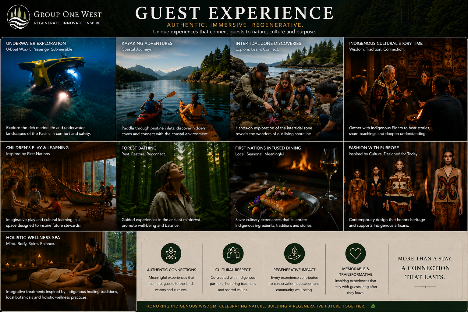 Guest experience among the kelp forests